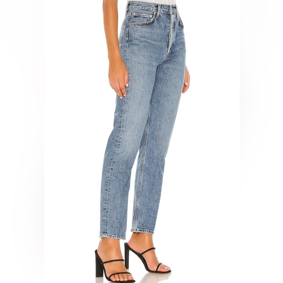 Agole 90’s Pinch Waist Jeans in Navigate - Picture 3 of 4